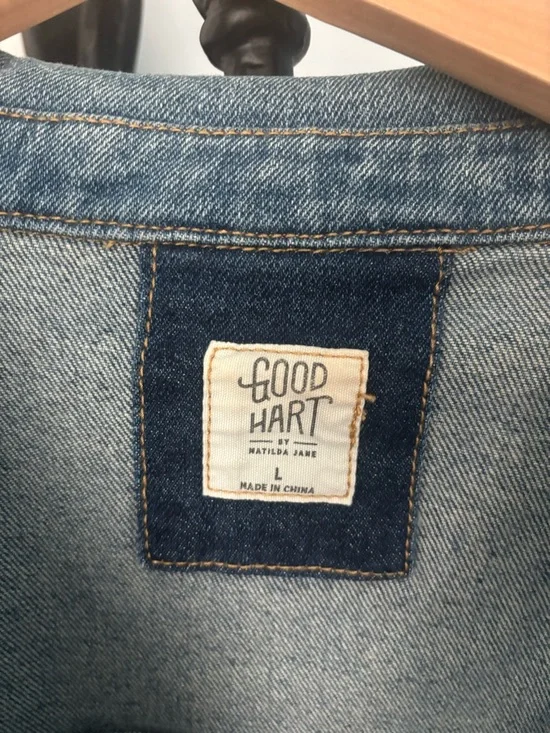 Matilda Jane Light Denim Jean Jacket in Faded Blue - Picture 5 of 6